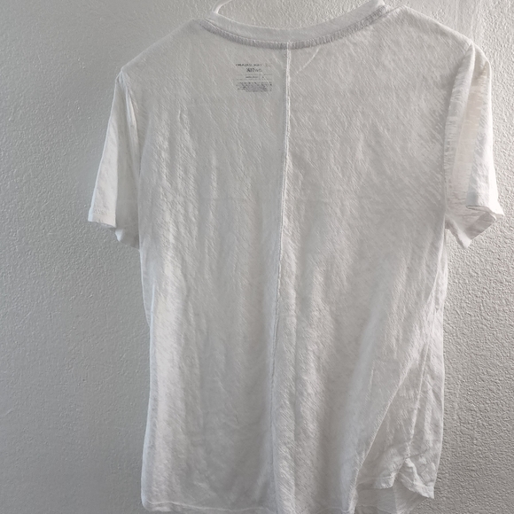 White Semi-sheer T-Shirt - Picture 2 of 4